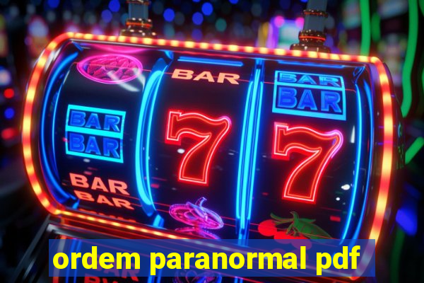 ordem paranormal pdf